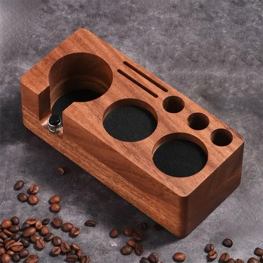 [7RHW0TBR] A24 Brown Wooden Tamper Organizer