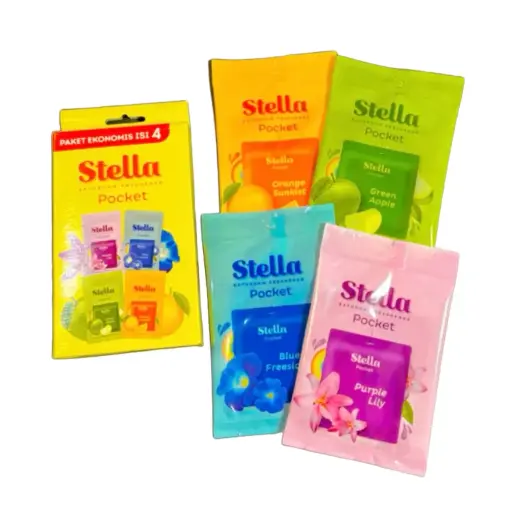 [8992745000372] Pewangin Bathroom Paket Ekonomis Stella Pocket isi 4